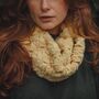 Mustard Faux Fur Fluffy Viscose Snood, thumbnail 1 of 2