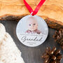 Personalised Photo Bauble For First Christmas As Grandad, thumbnail 4 of 5