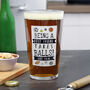 Gifts For Him Funny Beer Glass Personalised, thumbnail 5 of 5