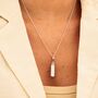 Skateboard Charm Necklace, Sterling Silver Or Gold Plated, thumbnail 3 of 11