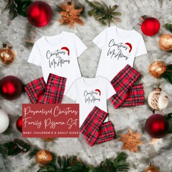 Personalised Matching Family Christmas Pyjamas, 2 of 5