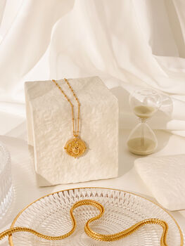 Cancer Zodiac Necklace 18k Gold Plated Gift, 8 of 11