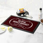 Personalised Vintage Whiskey Bar Mat, thumbnail 3 of 11