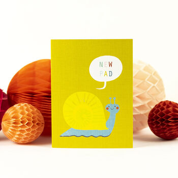 Mini Snail New Home Card, 2 of 5
