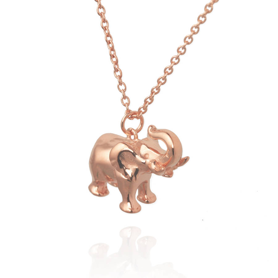 Personalised Elephant Necklace