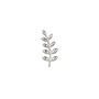 Fern Curve Helix Earring In Implant Grade Titanium, thumbnail 2 of 5