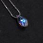 Sterling Silver Tiny Little Colour Changing Crystal Pendant Necklace, thumbnail 2 of 12