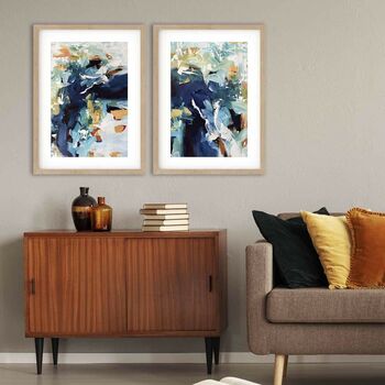 Abstract Wall Art Print Set From Original Painting, 12 of 12