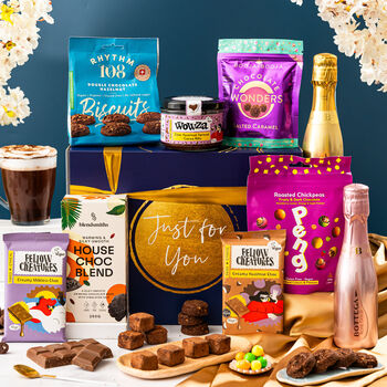 Easter Luxury Chocolate Hamper Vegan, Soy And Gluten Free, Add Gin, Whiskey Personalised Gift, 2 of 8