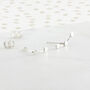 Silver 30th Birthday Constellation Earrings, thumbnail 3 of 6