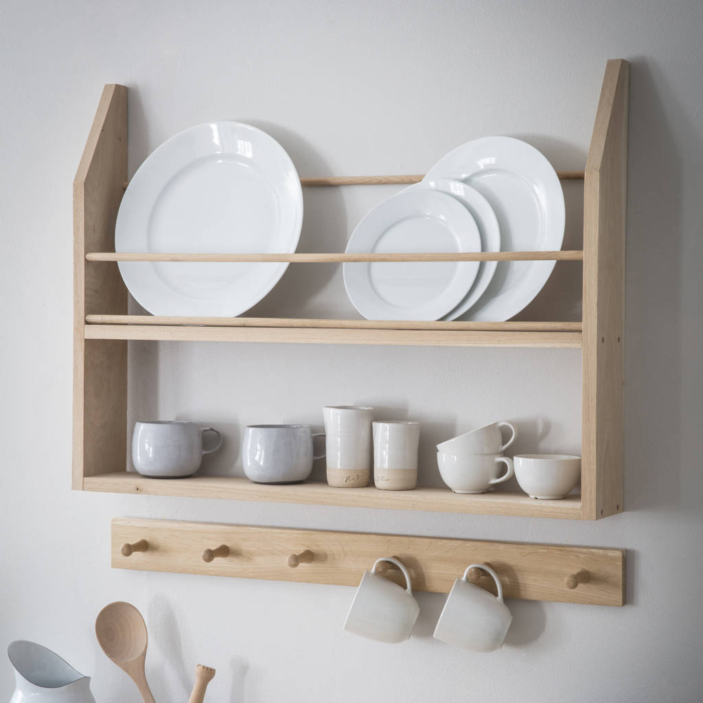 Raw Oak Plate Rack By All Things Brighton Beautiful