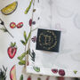 Gin Garnish Watercolour Botanicals Tea Towel, thumbnail 5 of 5