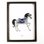 Aoide The Carousel Horse Art Print, thumbnail 4 of 9
