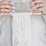 Macramé Heart Wall Hanging, thumbnail 9 of 11