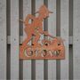 Grow Sign, Garden Sign, Rusted Metal Garden Decor, thumbnail 10 of 10