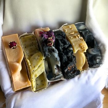 Gift Box2 Six Small Bars Handmade Soap With Seed Paper, 4 of 10