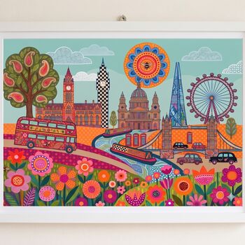 London Custom Original Art Print, 4 of 4
