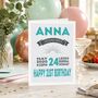 Personalised Special Date 21st Birthday Card, thumbnail 3 of 6