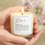 Mum Definition Scented Candle Gift, thumbnail 1 of 8