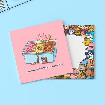 Pig Ice Cream Card | Cute Greeting Cards, 2 of 4