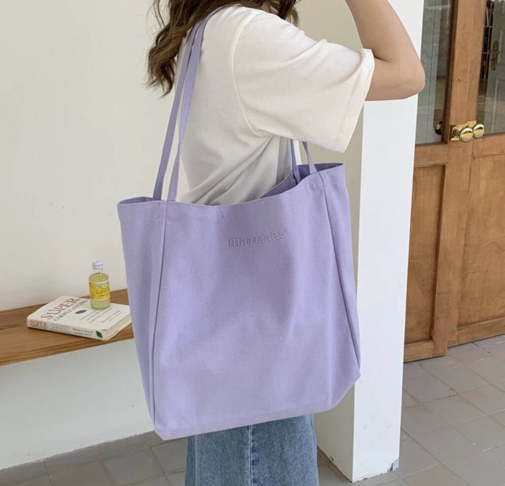 Large School Bag, Colourful Pastel Shoulder Tote Bag By GY Studios ...