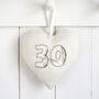 Personalised 40th Ruby Wedding Anniversary Heart Gift, thumbnail 3 of 11