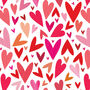 Pink Hearts Wrapping Paper Two Sheets, thumbnail 4 of 6