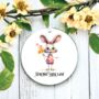 Cute Bunny Girl Flowers Love Decoration, thumbnail 2 of 2