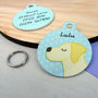 Labrador Personalised Dog ID Name Tag, thumbnail 9 of 12