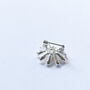 Gold And Silver Daisy Brooch, thumbnail 8 of 12