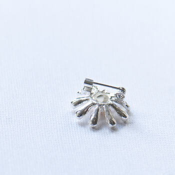 Gold And Silver Daisy Brooch, 8 of 12