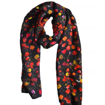 Floral Silk Scarf Crowning Glory Print, 2 of 5