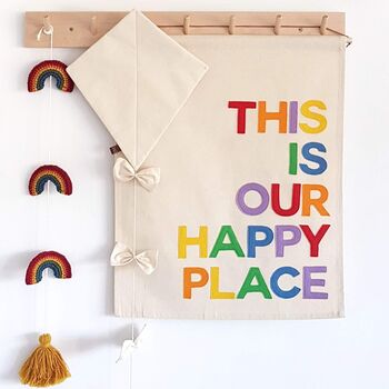 'This Is Our Happy Place' Wall Hanging, 4 of 5