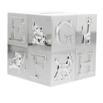 Personalised New Baby Initial Money Box, 4 of 5