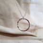Silver Eternity Necklace, thumbnail 3 of 6