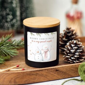 Christmas Candle Gift For A Special Couple, Christmas Eve Present For Him And Her, 6 of 9