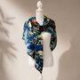 Midnight Botanical Sarong Scarf, thumbnail 4 of 6