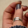 Affirmations Sterling Silver Ring I Am Strong, thumbnail 4 of 9