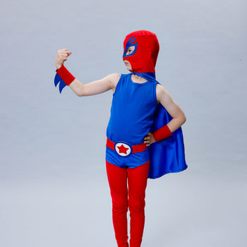 Lucha Libre Superhero Costume Set, 5 of 5