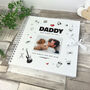 Personalised 'Any Message Doodle Sketch Design For Him' Memory Book For Dad, Grandad, Or A Loved One, thumbnail 4 of 8
