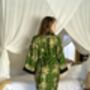 Khaki Batik Kimono Robe, thumbnail 6 of 6