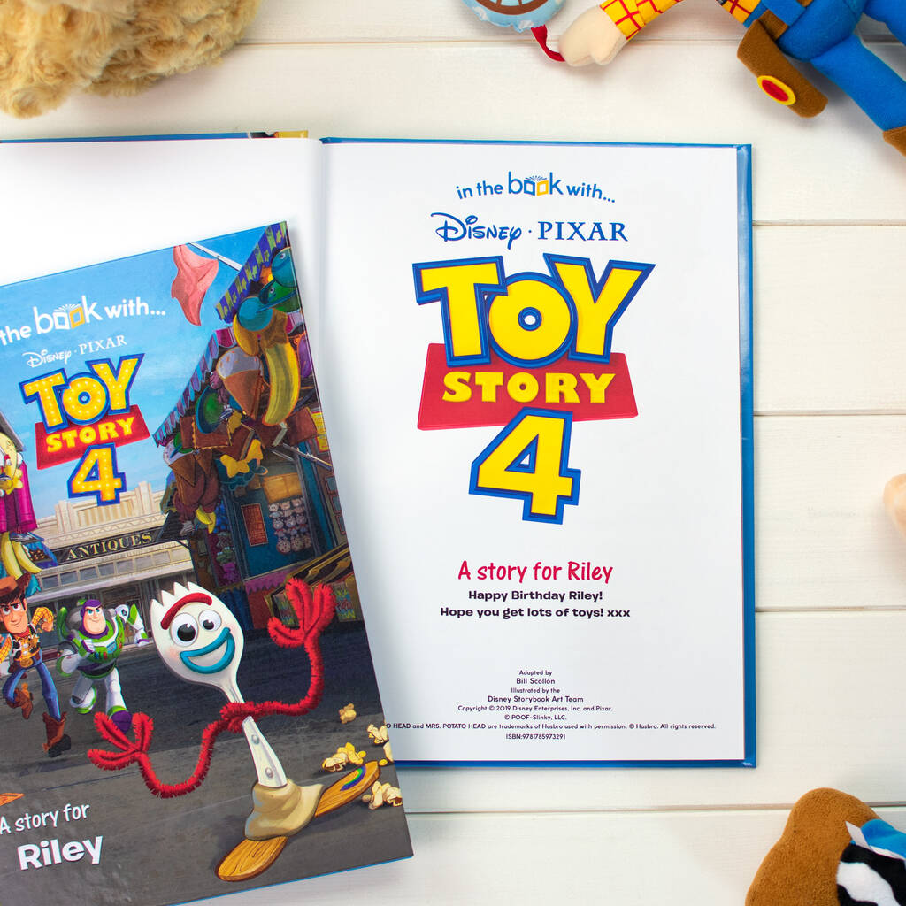 toy story personalised book