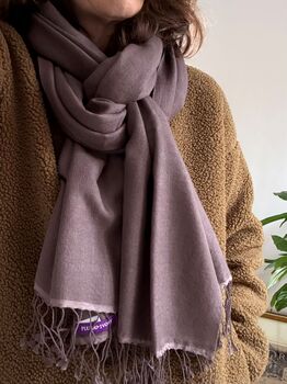 Cashmere Silk Pashmina Scarf, 2 of 2