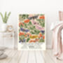 Natural History Butterfly Botanical Art Print, thumbnail 5 of 5