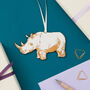 Personalised Rhino Keepsake Gift, thumbnail 1 of 4