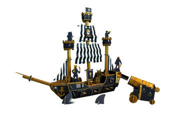 Build Your Own Personalised Pirate Ship, 10 of 11