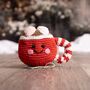 Handmade Hot Chocolate Red Fair Trade Toy, thumbnail 1 of 5