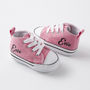 Baby Converse Sneakers Personalised New Baby Gift, thumbnail 3 of 8