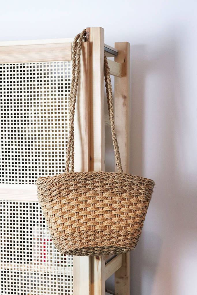 Straw Woven Shoulder Bag By Sun and Day