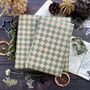 Green Harlequin Pattern Paper Fibre Wrapping Paper, thumbnail 9 of 9